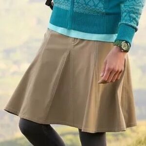 Athleta Whatever Athletic Khaki Skort Size 6P #683764